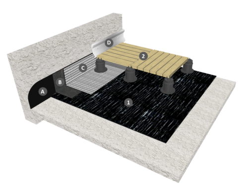 Monocouche thermosoudable en indépendance avec joints auto-adhésifs sous protection DSP sans isolation en climat de montagne